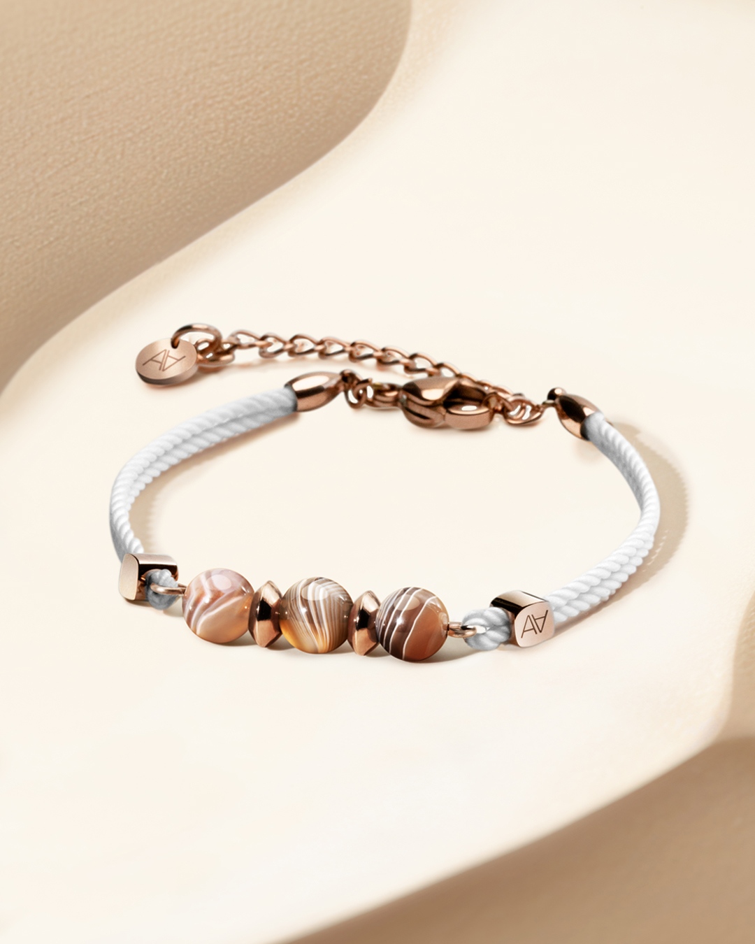 Bracelet Agate du Botswana Avenito