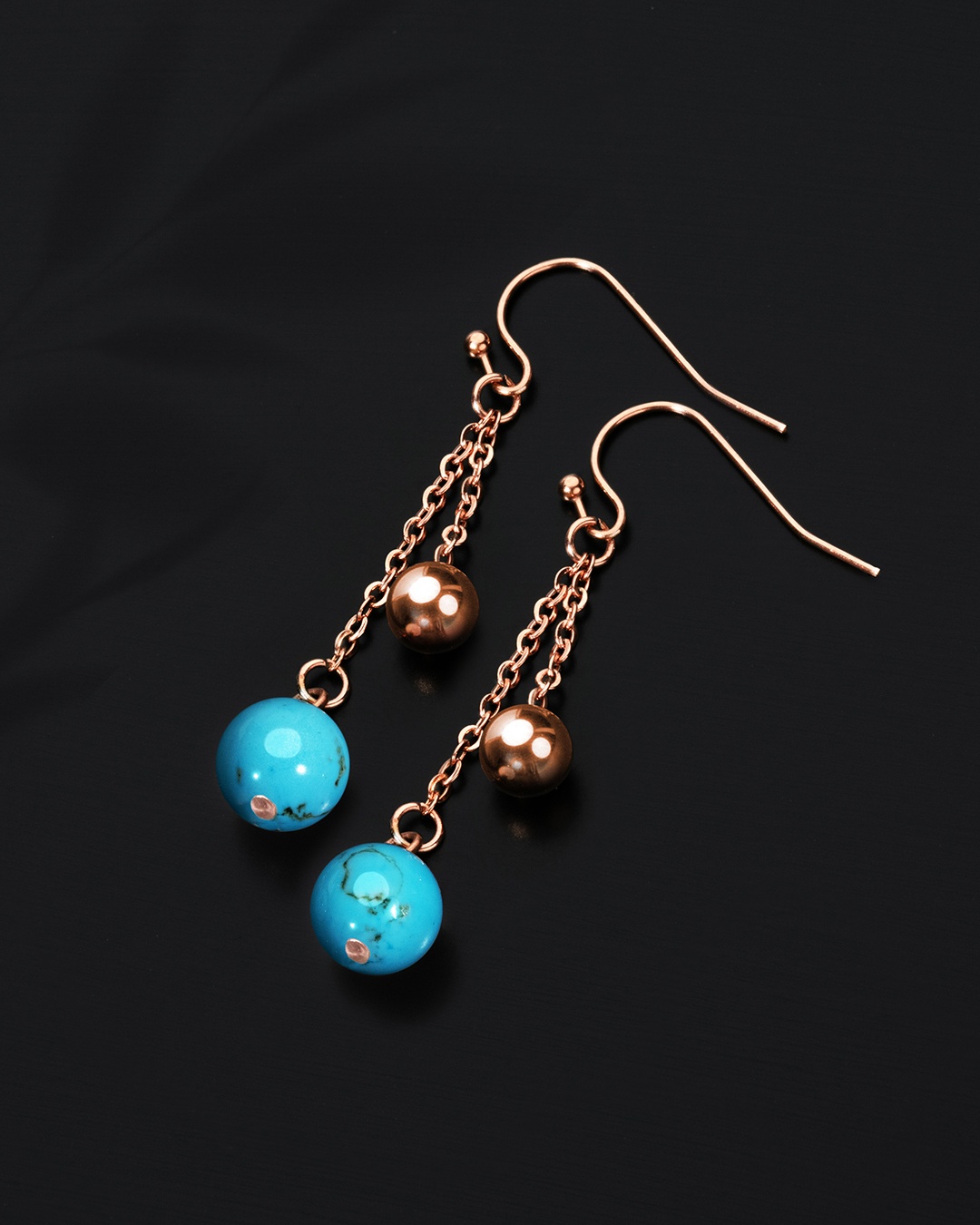 Boucle d'oreilles Turquoise Atraniti