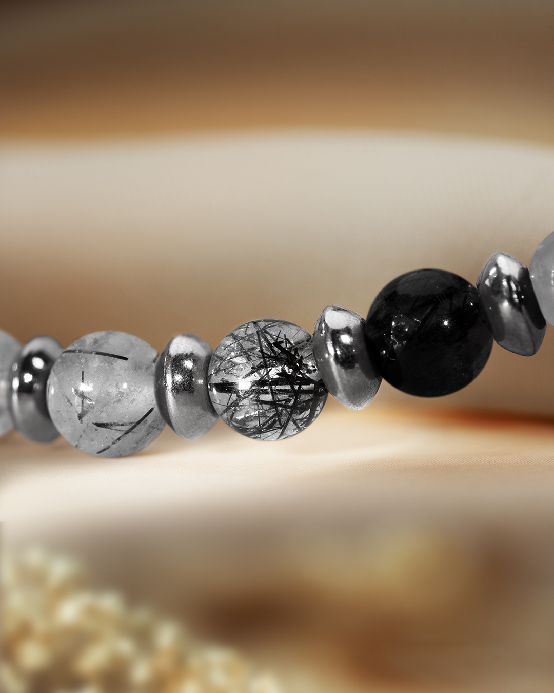 Packshot Bracelet Quartz rutile tourmaline Riminito