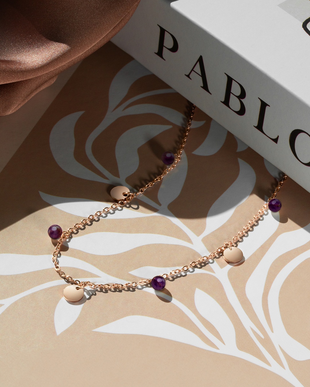 Packshot Pendentif Acier rosé inoxydable Scopellotto