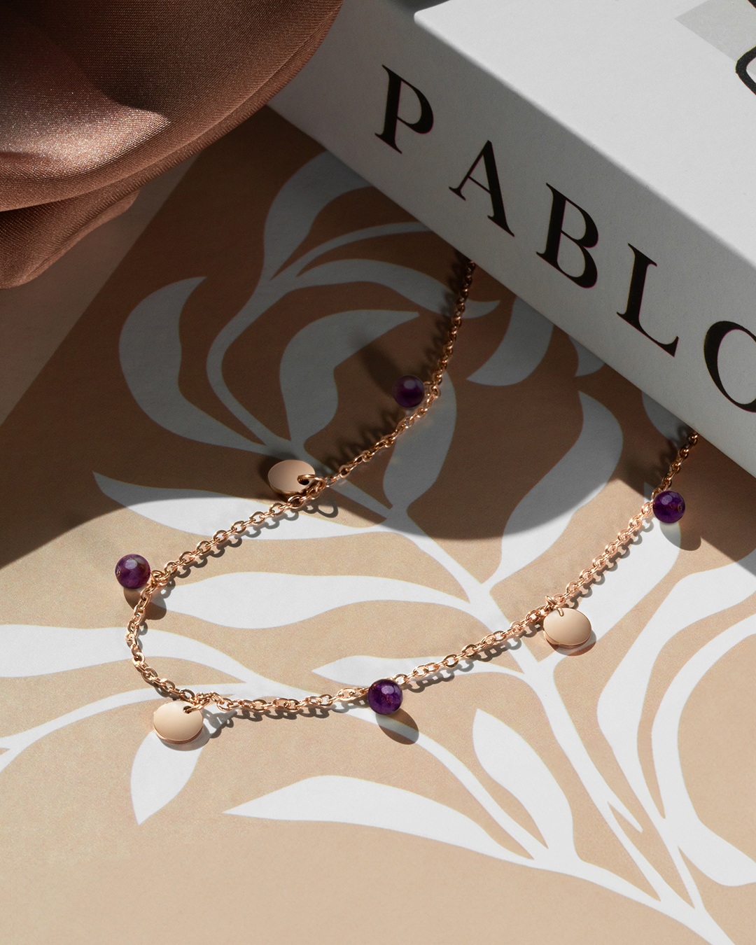 Packshot Pendentif Acier rosé inoxydable Scopellotto