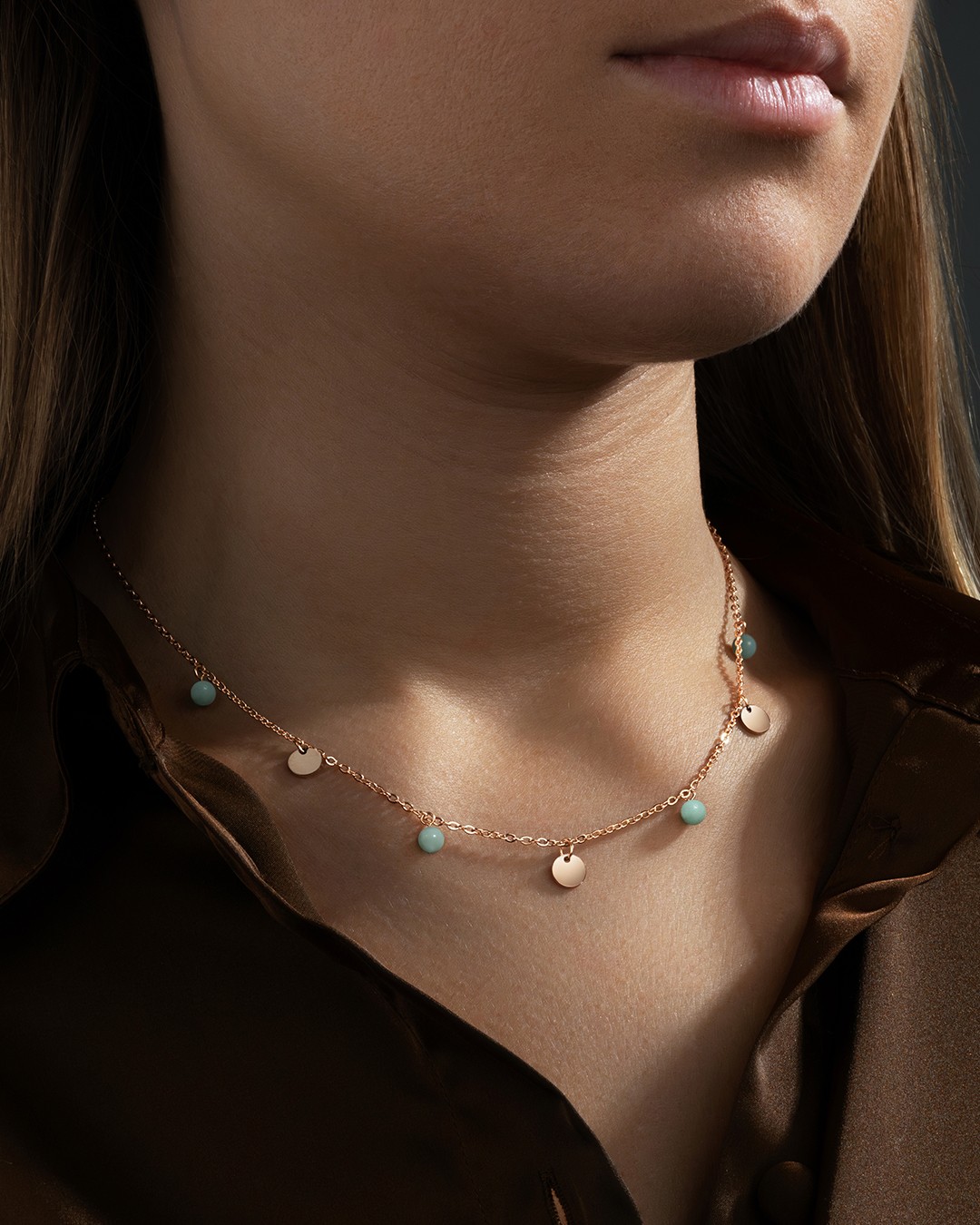 Pendentif Acier rosé inoxydable Buranotto