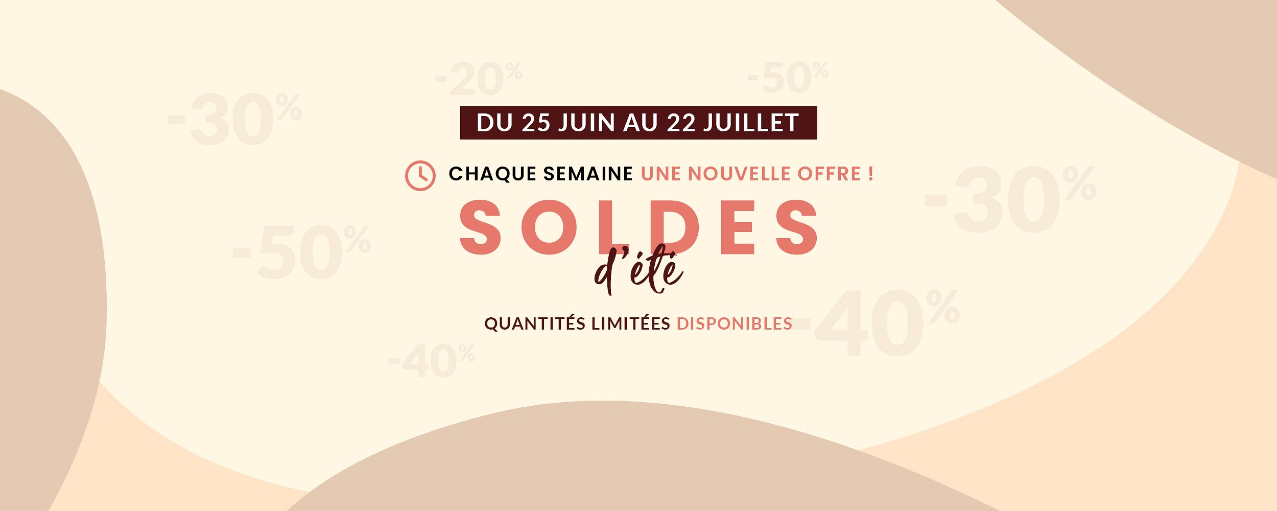 Soldes été 2025 - Semaine 1